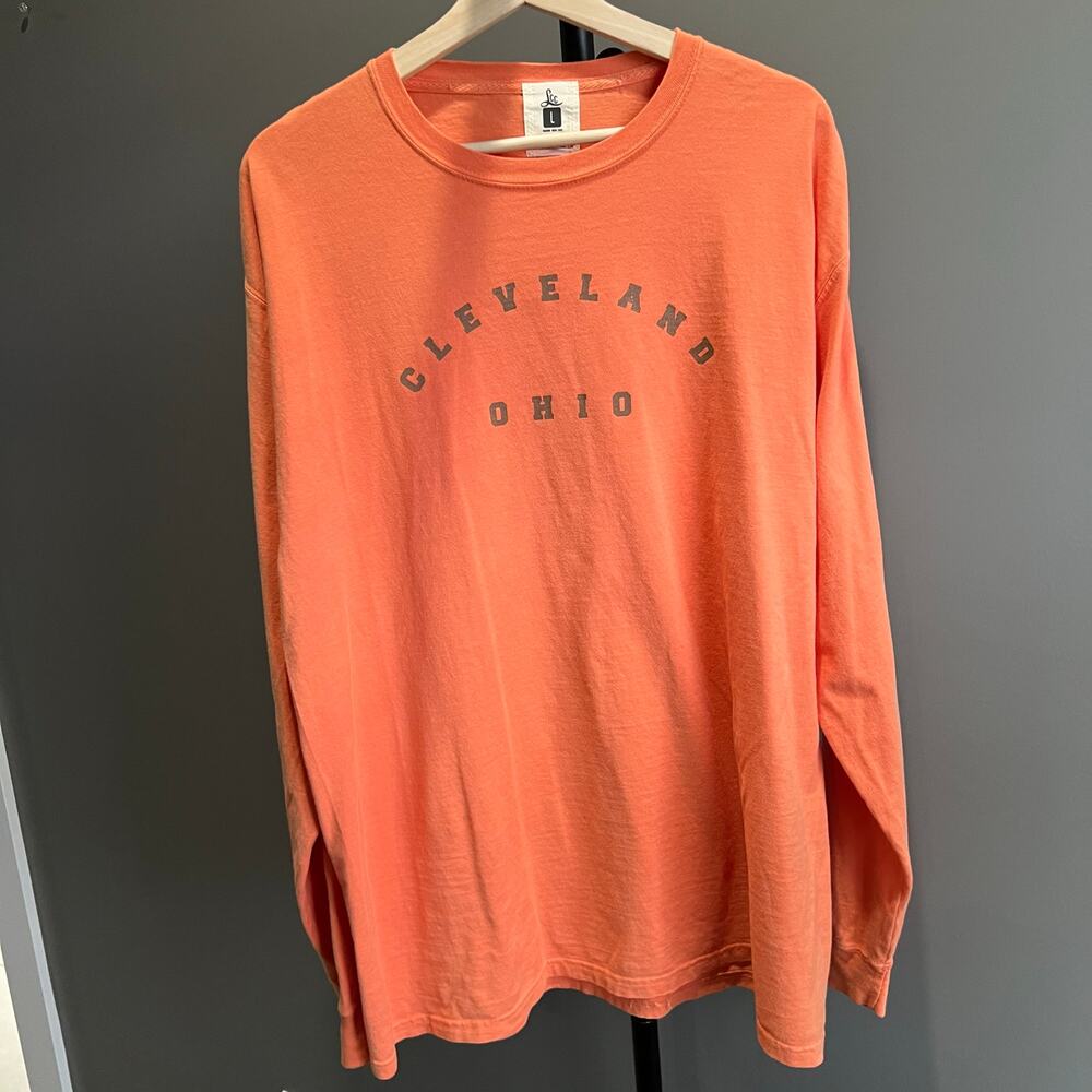 NFL Cleveland Browns Long Sleeve Shirt Size Large Little Chicago Clothing Co